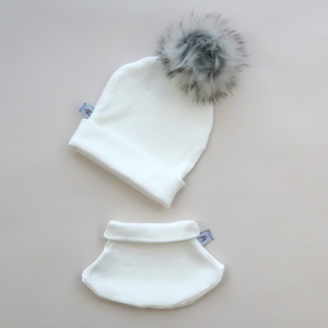 Spots on gray set with small ears - cap and neckerchief (1) (1) (1) (1) (1) (1)