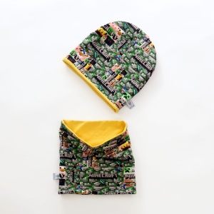 Bugs Bunny set - cap and chimney scarf (1)