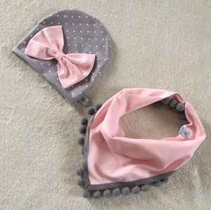 Spots set with big bow - cap and neckerchief (1) (1)