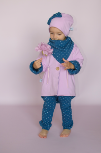 Spots set with big bow - cap and neckerchief (1) (1) (1) (1)