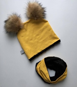 Patches set with mint bow - cap and chimney scarf (1) (1) (1) (1)