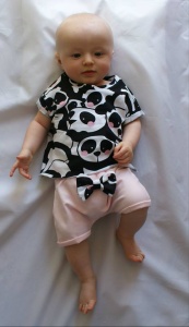 Panda set - t-shirt and shorts
