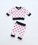 Komplet głowy myszek  - legginsy+bluza  