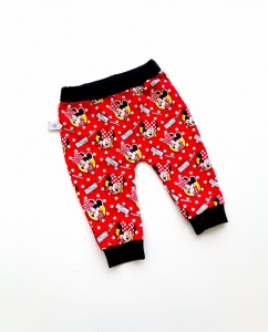 Red Minnie Mouse trousers
