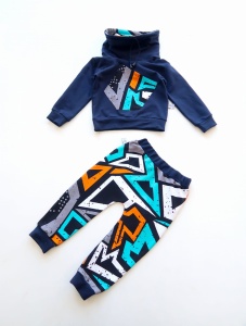 Bear set - trousers + blouse with chimney (1) (1)