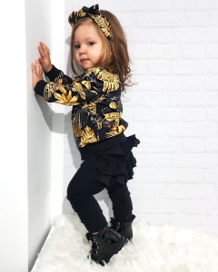 Ecru Hummingbird set - blouse with chimney + leggins (1) (1) (1) (1) (1) (1) (1)