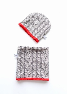 Patches set with mint bow - cap and chimney scarf (1) (1) (1) (1) (1) (1)