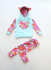 Dino pink set - hooded blouse and trouses (1) (1) (1)