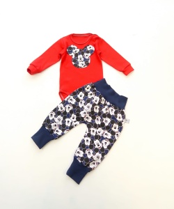 Neavy blue set with buttons - trousers with body and bow-tie (1) (1) (1) (1) (1) (1) (1) (1) (1) (1)
