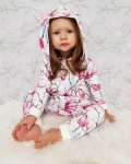 Hummingbird set - leggins + blouse with chimney + headband (1) (1) (1) (1) (1)