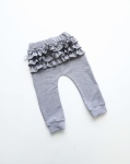 Legginsy melanż z falbankami  