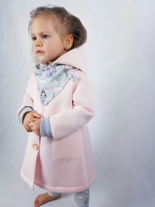 Rabbit coat pink and mélange (1) (1) (1) (1)