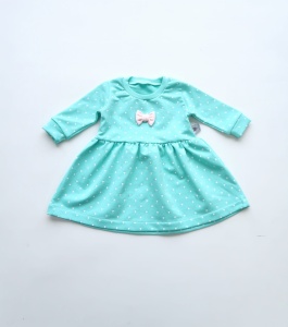 Mint dress with bow