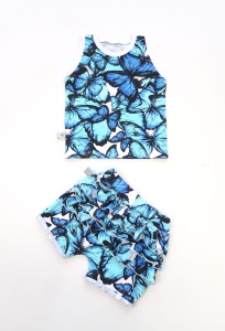 Hummingbird set - shorts and t-shirt (1)