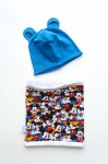 Photographer Mickey set with small ears - cap and chimney scarf