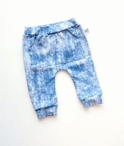 Baggy jeans niebieski kangurek 