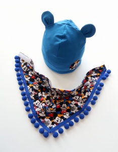 Mickey photograph set - cap and  neckerchief