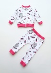 Ecru Hummingbird set - blouse with chimney + leggins (1) (1) (1) (1) (1) (1)