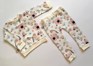 Birds set - leggins + blouse 