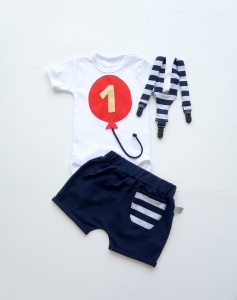 Neavy blue set with buttons - trousers, body with bow-tie and braces (1) (1) (1) (1)
