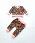 Komplet monstery fluo - bluza i legginsy 