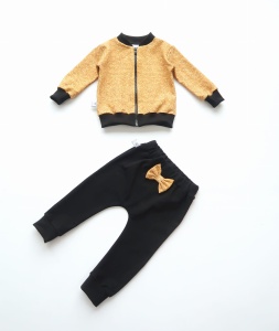 Ecru Hummingbird set - blouse with chimney + leggins (1) (1) (1) (1) (1) (1) (1)