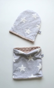 Bear set - cap and chimney scarf (1)