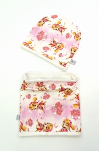 Hummingbird Set -  cap and chimney scarf  (1)