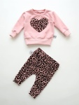 Komplet panterka i kwarc - bluza i legginsy  