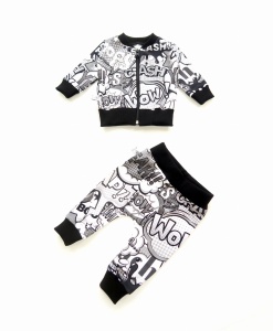 Gold Batman set - trousers + blouse (1) (1) (1) (1)