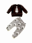 Zebra set with tie - trousers + blouse