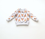 Bluza liski szare