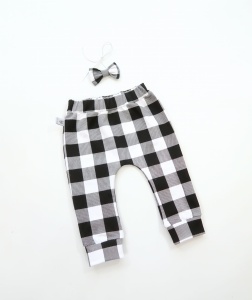 Black squared set with bowtie