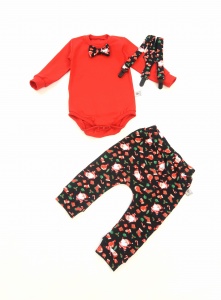 Neavy blue set with buttons - trousers, body with bow-tie and braces (1) (1) (1)