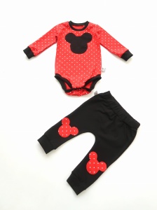 Pink and spots set - blouse + leggins (1) (1) (1) (1) (1) (1)