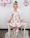 Sukienka sarenki krótki rękaw  