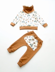 Bear set - trousers + blouse with chimney (1) (1) (1) (1)