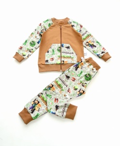 Gold Batman set - trousers + blouse (1) (1) (1) (1) (1) (1)