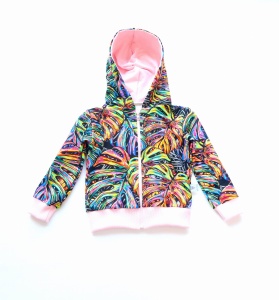 Bluza monstery fluo na zamek  