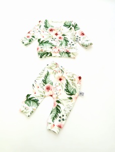 Quartz pink and spots set - blouse, headband and leggins (1) (1) (1) (1)
