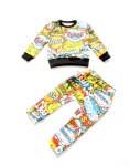 Komplet  komiks  - bluza i baggy   