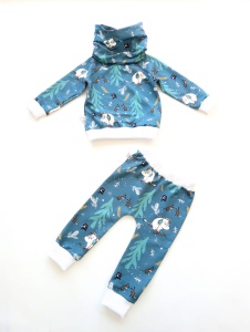 Ecru Hummingbird set - blouse with chimney + leggins (1) (1) (1)