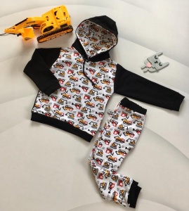 Excavator set - trousers + blouse (1)