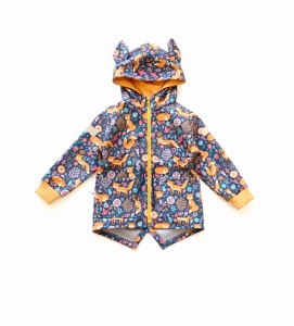 Jesienno - wiosenna kurtka - parka liski 