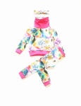 Hummingbird set - leggins + blouse with chimney + headband (1) (1) (1) (1)