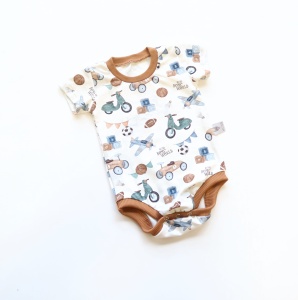 Body pojazdy retro - krótki rękaw 