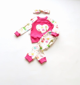 Hummingbird set - leggins + blouse with chimney + headband (1) (1) (1) (1) (1) (1) (1)