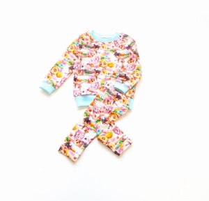 Quartz pink and spots set - blouse and leggins (1) (1) (1) (1) (1)