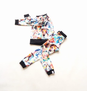 Ecru Hummingbird set - blouse with chimney + leggins (1) (1) (1) (1) (1) (1) (1) (1)