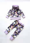 Ecru Hummingbird set - blouse with chimney + leggins (1) (1) (1) (1)